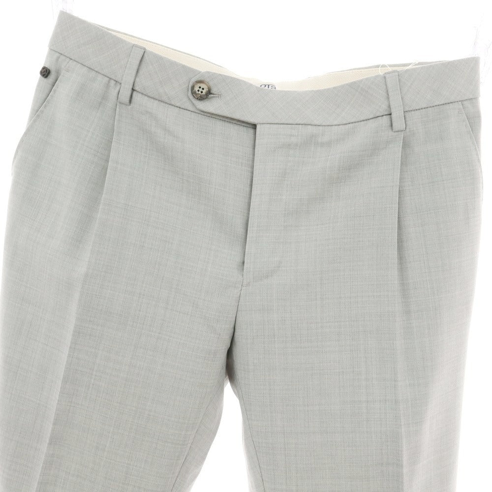 【新品】ジーティーアー G.T.A FEDERICO SLIM ウール ドレススラックスパンツ ライトグレー【 50 】【 状態ランクN 】【 メンズ 】