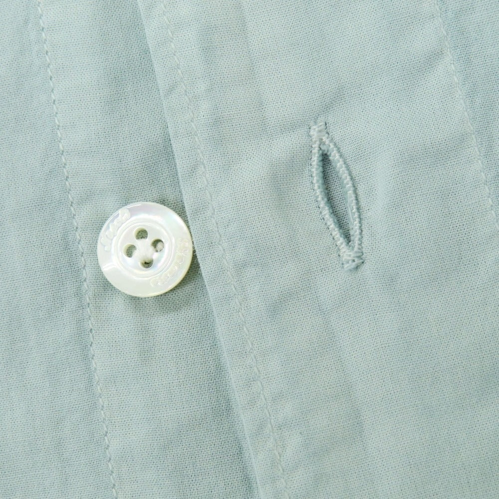 【新品】フィナモレ Finamore SERGIO Super Light Cotton カッタウェイシャツ ライトグリーン【 S 】【 状態ランクN 】【 メンズ 】