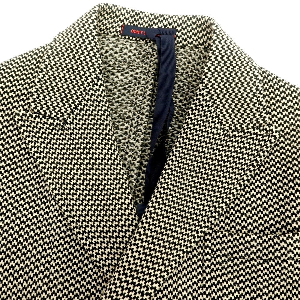 【中古】ザ ジジ THE GIGI ウールコットンジャージー カジュアルジャケット クリームxブラック【 48 】【 状態ランクA 】【 メンズ 】