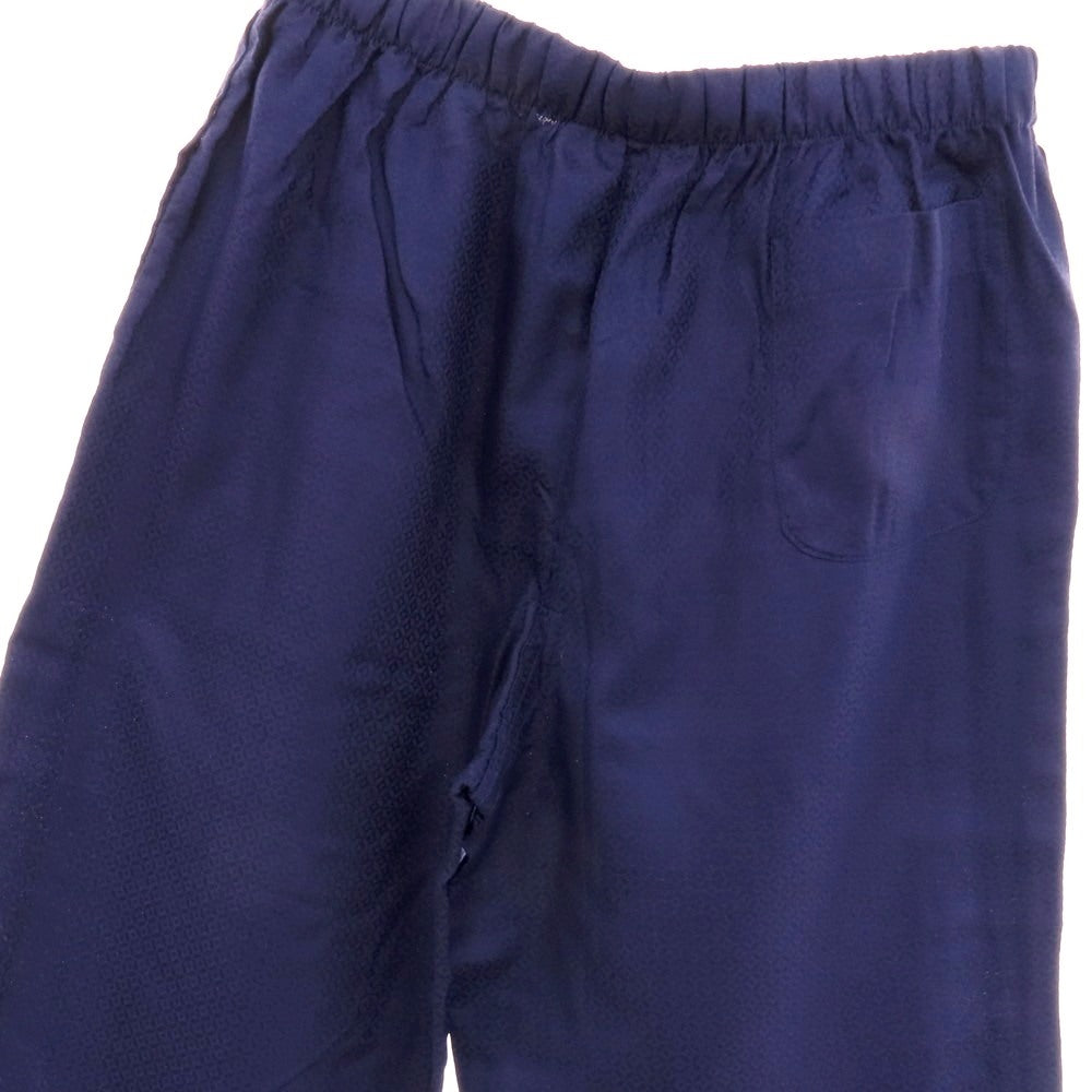 【中古】デレク ローズ Derek Rose コットン ジャカード ショートパンツ ライトパープルネイビー【 M 】【 状態ランクA 】【 メンズ 】