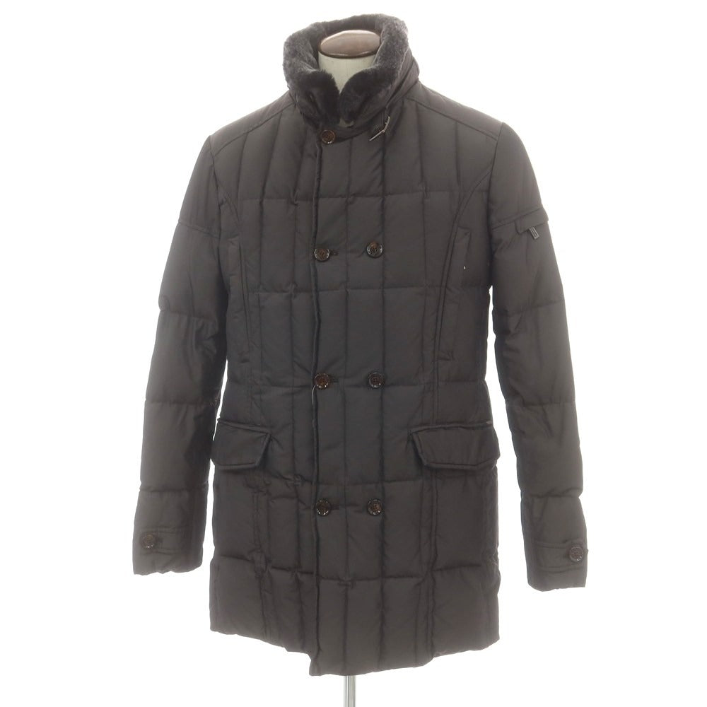 【中古】ムーレー MOORER MORRIS-KM ポリエステル ダウンコート ダークウォームグレー【 54 】【 状態ランクB 】【 メンズ 】