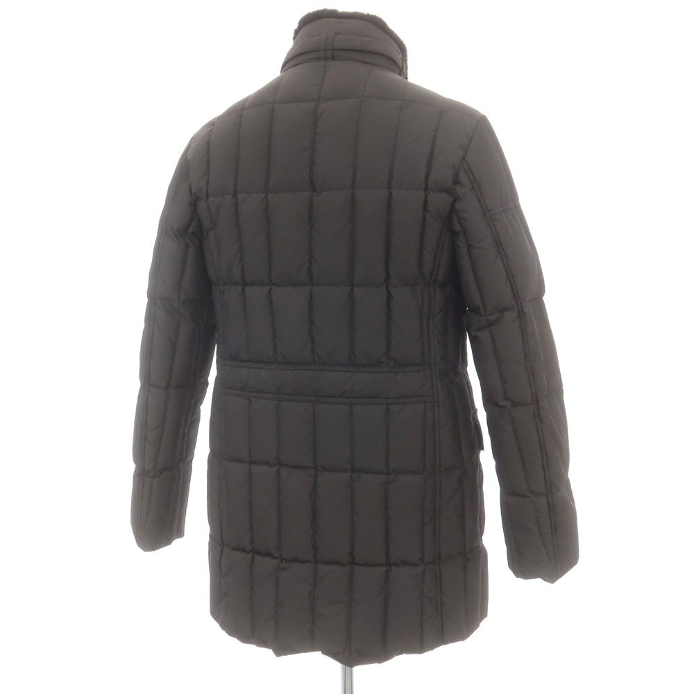 【中古】ムーレー MOORER MORRIS-KM ポリエステル ダウンコート ダークウォームグレー【 54 】【 状態ランクB 】【 メンズ 】