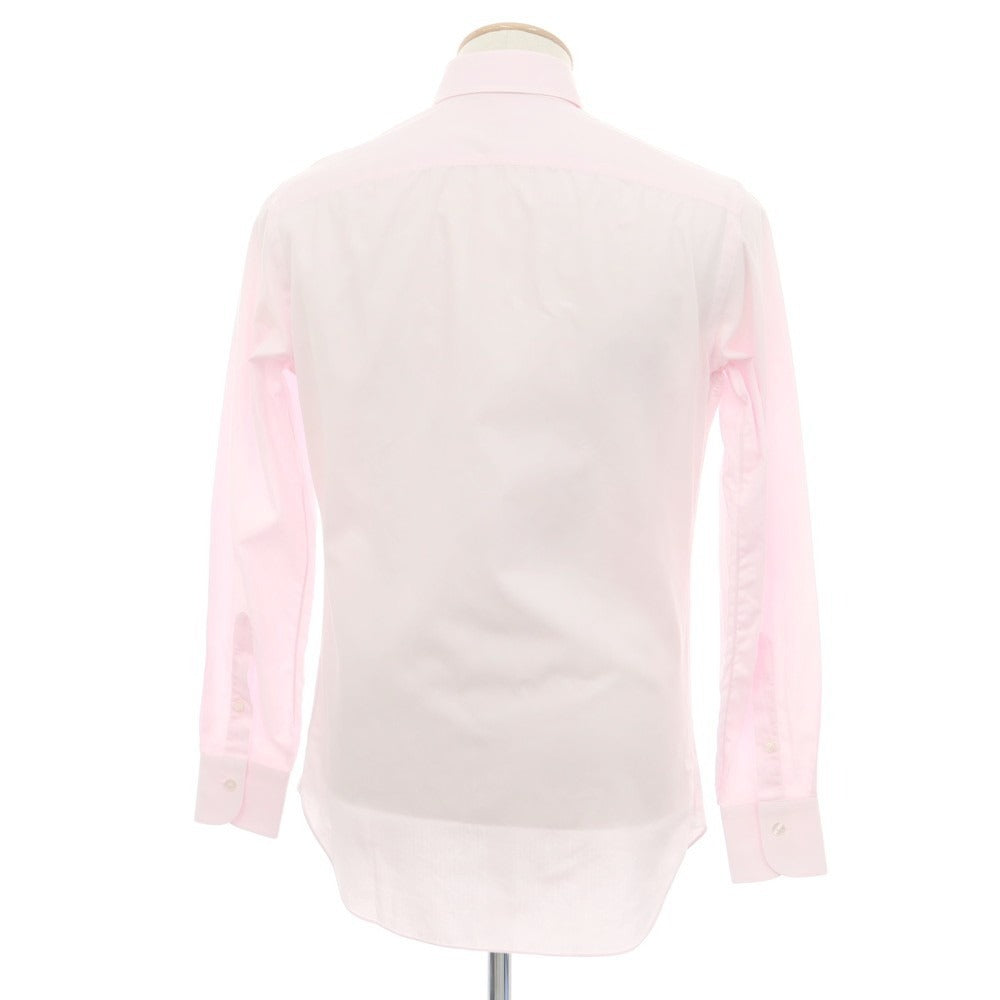【中古】ボリエッロ BORRIELLO コットン系 ボタンダウン ドレスシャツ ピンク【 37 】【 状態ランクB 】【 メンズ 】