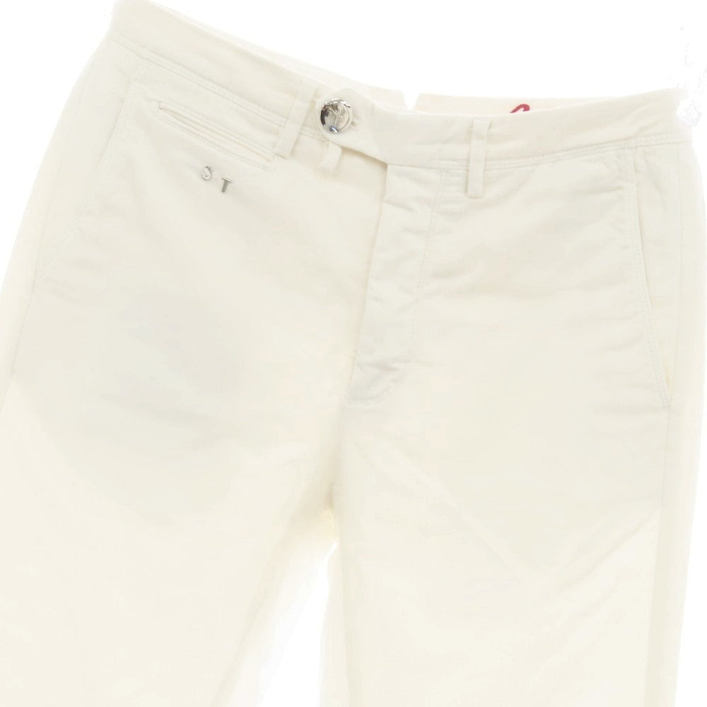 【中古】トラマロッサ Tramarossa ストレッチ コットン カジュアルスラックスパンツ ホワイト【 28 】【 状態ランクB 】【 メンズ 】