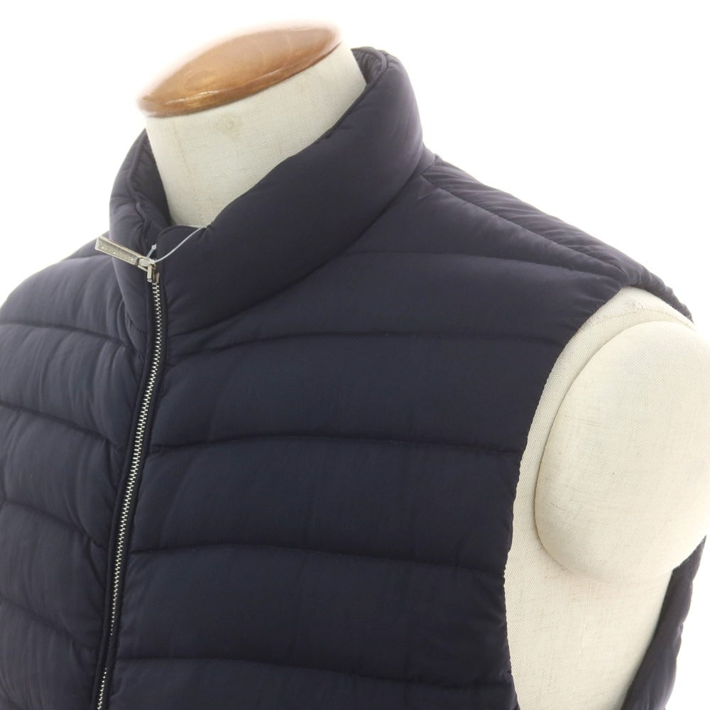 【中古】ムーレー MOORER CALAF-S3 ダブルジップ ダウンベスト ネイビー【 46 】【 状態ランクB 】【 メンズ 】