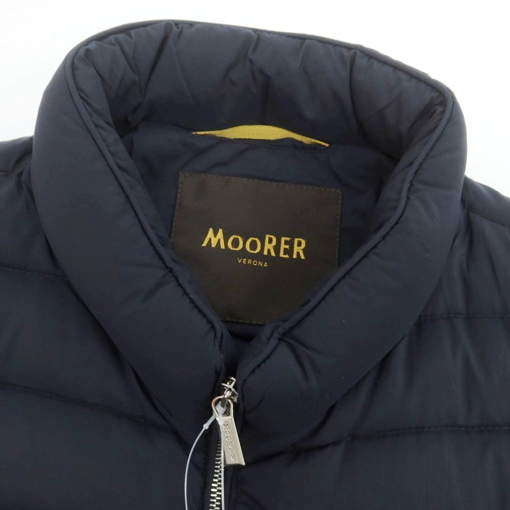 【中古】ムーレー MOORER CALAF-S3 ダブルジップ ダウンベスト ネイビー【 46 】【 状態ランクB 】【 メンズ 】