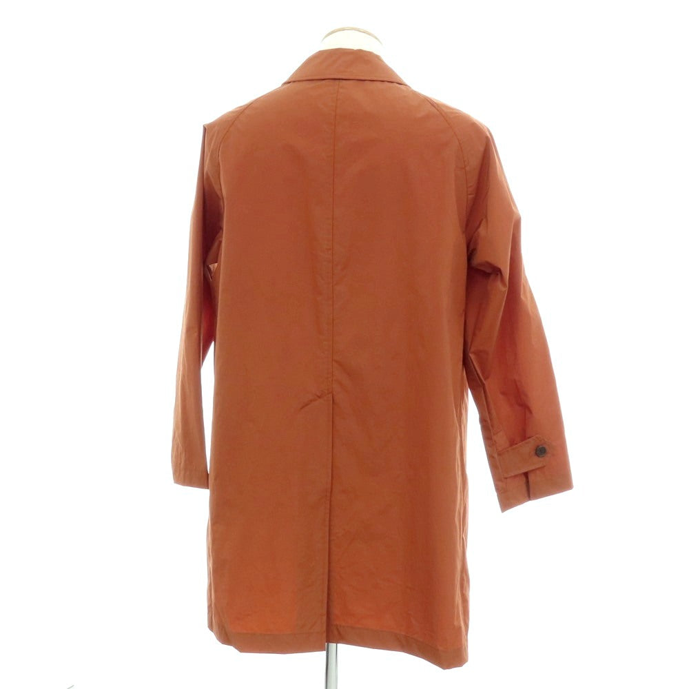 【中古】シップス SHIPS AQUA DIMA WATERPROOF ナイロン ステンカラーコート ブラウン【 S 】【 状態ランクB 】【 メンズ 】