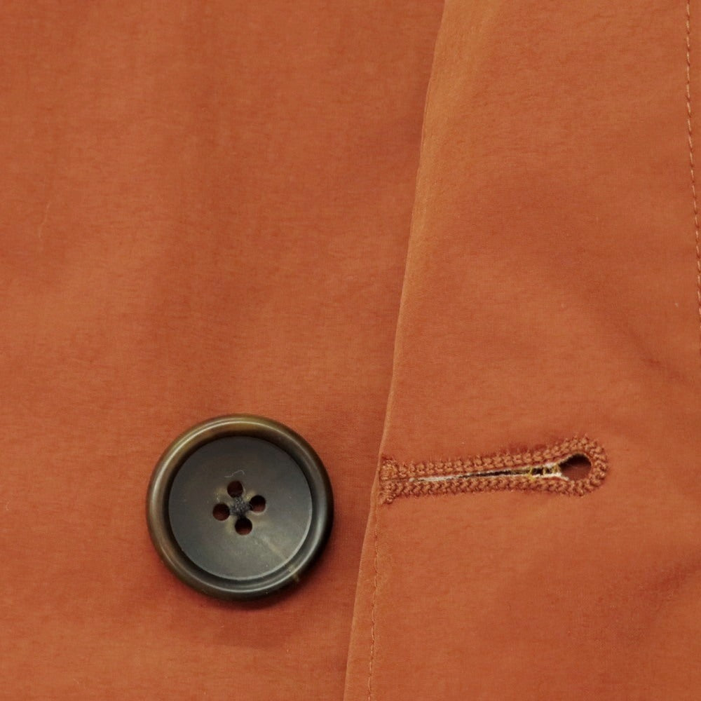 【中古】シップス SHIPS AQUA DIMA WATERPROOF ナイロン ステンカラーコート ブラウン【 S 】【 状態ランクB 】【 メンズ 】