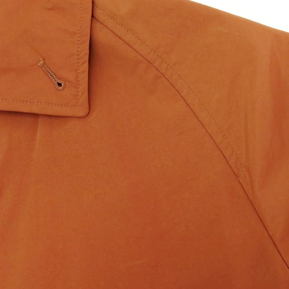 【中古】シップス SHIPS AQUA DIMA WATERPROOF ナイロン ステンカラーコート ブラウン【 S 】【 状態ランクB 】【 メンズ 】