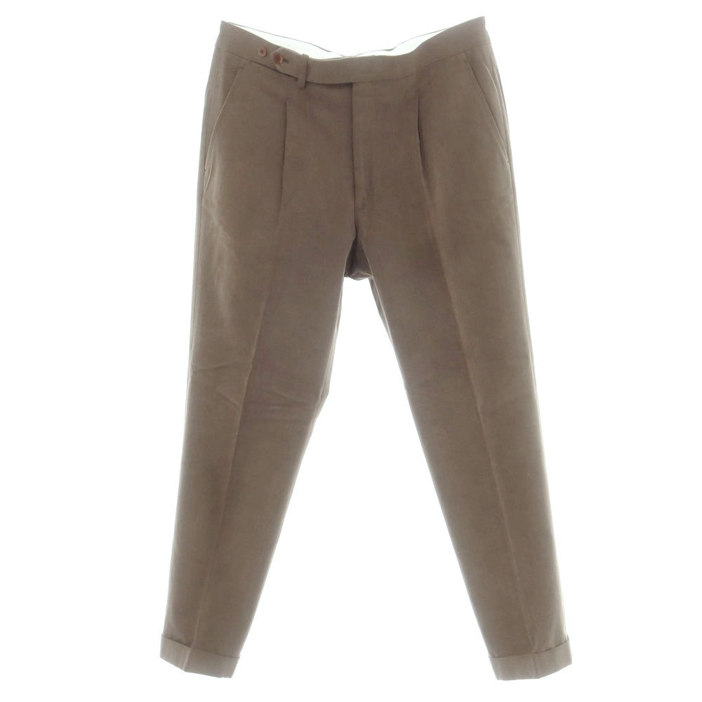 【中古】サルトリア ダルクオーレ Sartoria DAL CUORE コットン カジュアルスラックスパンツ カーキブラウン【 52 】【 状態ランクC 】【 メンズ 】