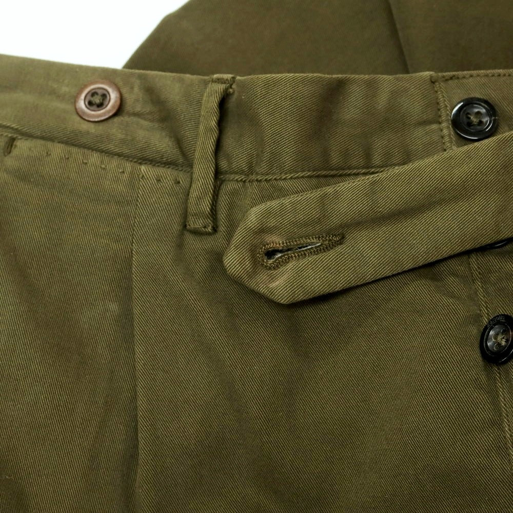 【中古】ザネッラ Zanella ストレッチ コットン カジュアルスラックスパンツ オリーブ【 46 】【 状態ランクB 】【 メンズ 】