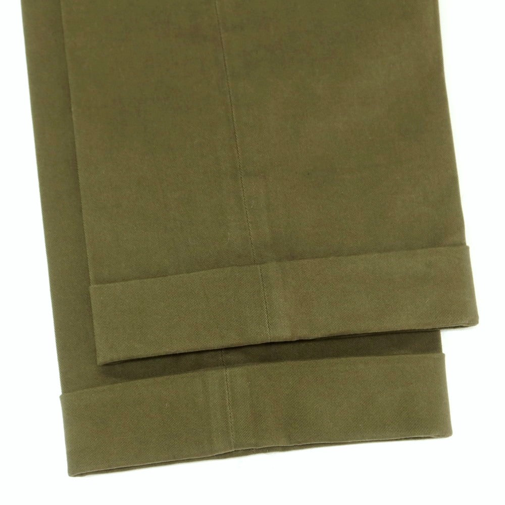 【中古】ザネッラ Zanella ストレッチ コットン カジュアルスラックスパンツ オリーブ【 46 】【 状態ランクB 】【 メンズ 】