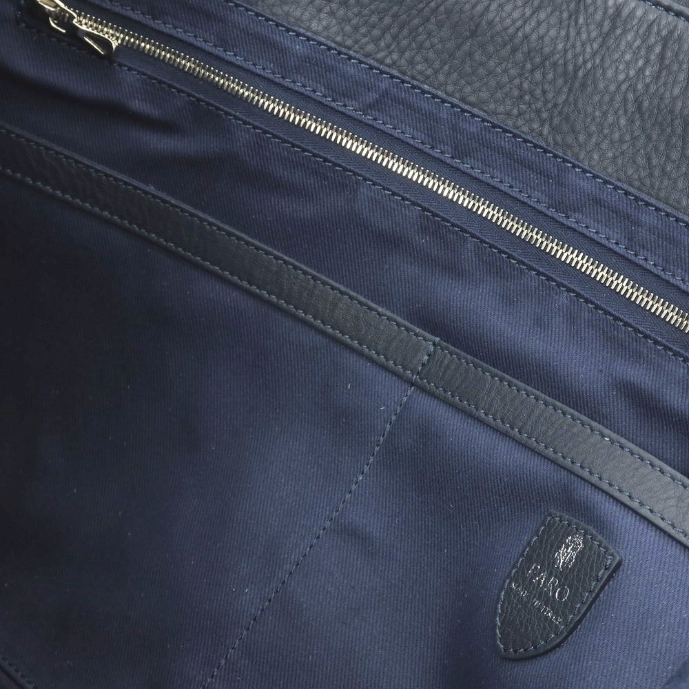 【中古】ファーロ FARO レザー トートバッグ ネイビー【 状態ランクA 】【 メンズ 】