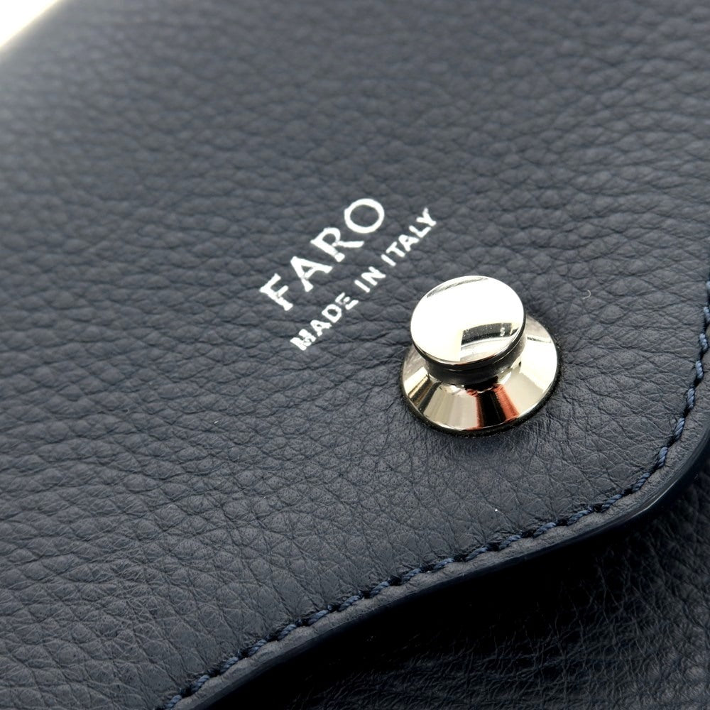 【中古】ファーロ FARO レザー トートバッグ ネイビー【 状態ランクA 】【 メンズ 】