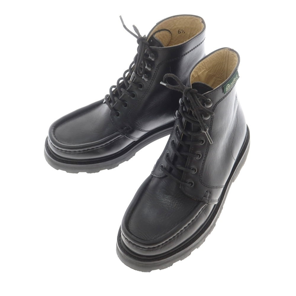 【中古】パラブーツ Paraboot VITTEL2 モカシンブーツ ブラック【 6 1/2 】【 状態ランクB 】【 メンズ 】