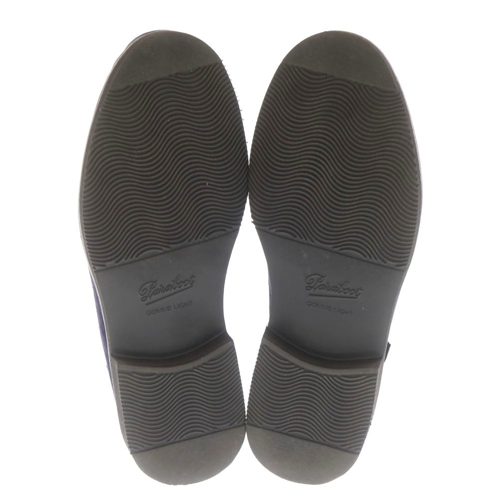 【中古】パラブーツ Paraboot スエード ローファー ネイビー【 6 1/2 】【 状態ランクA 】【 メンズ 】