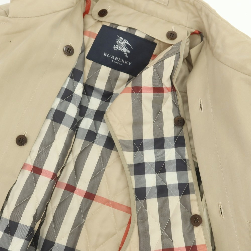 【中古】バーバリーロンドン BURBERRY LONDON コットンポリエステル ステンカラーコート ベージュ【 L 】【 状態ランクC 】【 メンズ 】