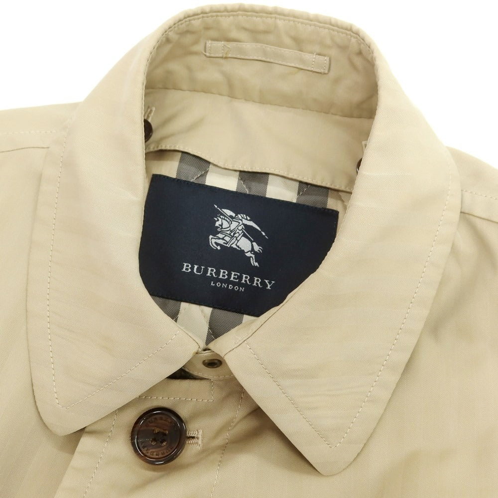 【中古】バーバリーロンドン BURBERRY LONDON コットンポリエステル ステンカラーコート ベージュ【 L 】【 状態ランクC 】【 メンズ 】