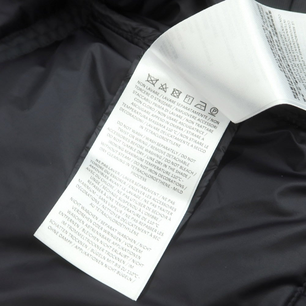 【中古】デュノ DUNO ナイロン×ウール フーデッド ダウンジャケット ブラック【 M 】【 状態ランクB 】【 メンズ 】