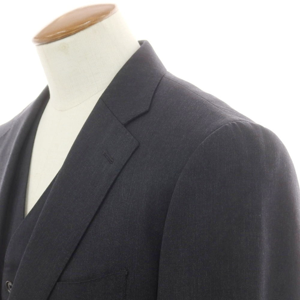 【中古】ポールスチュアート PAUL STUART ウール 2つボタンスーツ ダークグレー【 48L 】【 状態ランクC 】【 メンズ 】