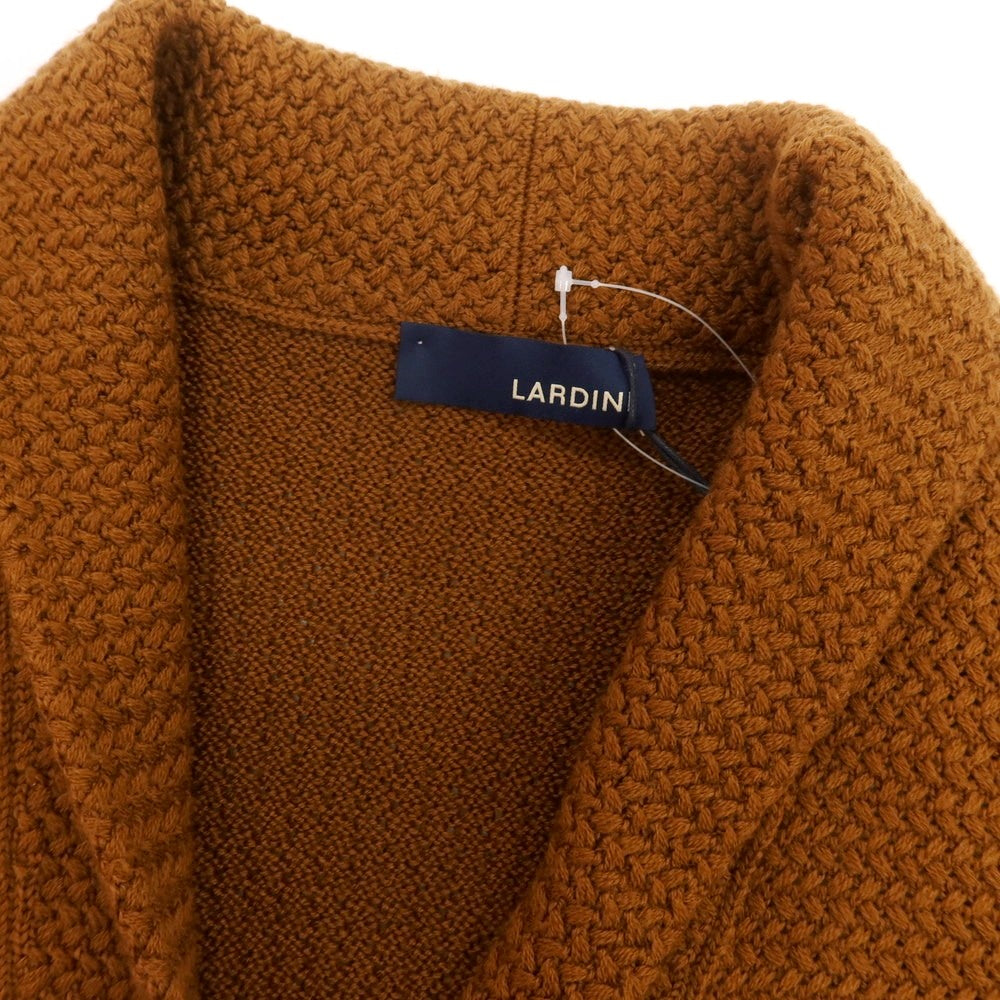 【中古】ラルディーニ LARDINI ウール ショールカラー カーディガン ブラウン【 50 】【 状態ランクA 】【 メンズ 】