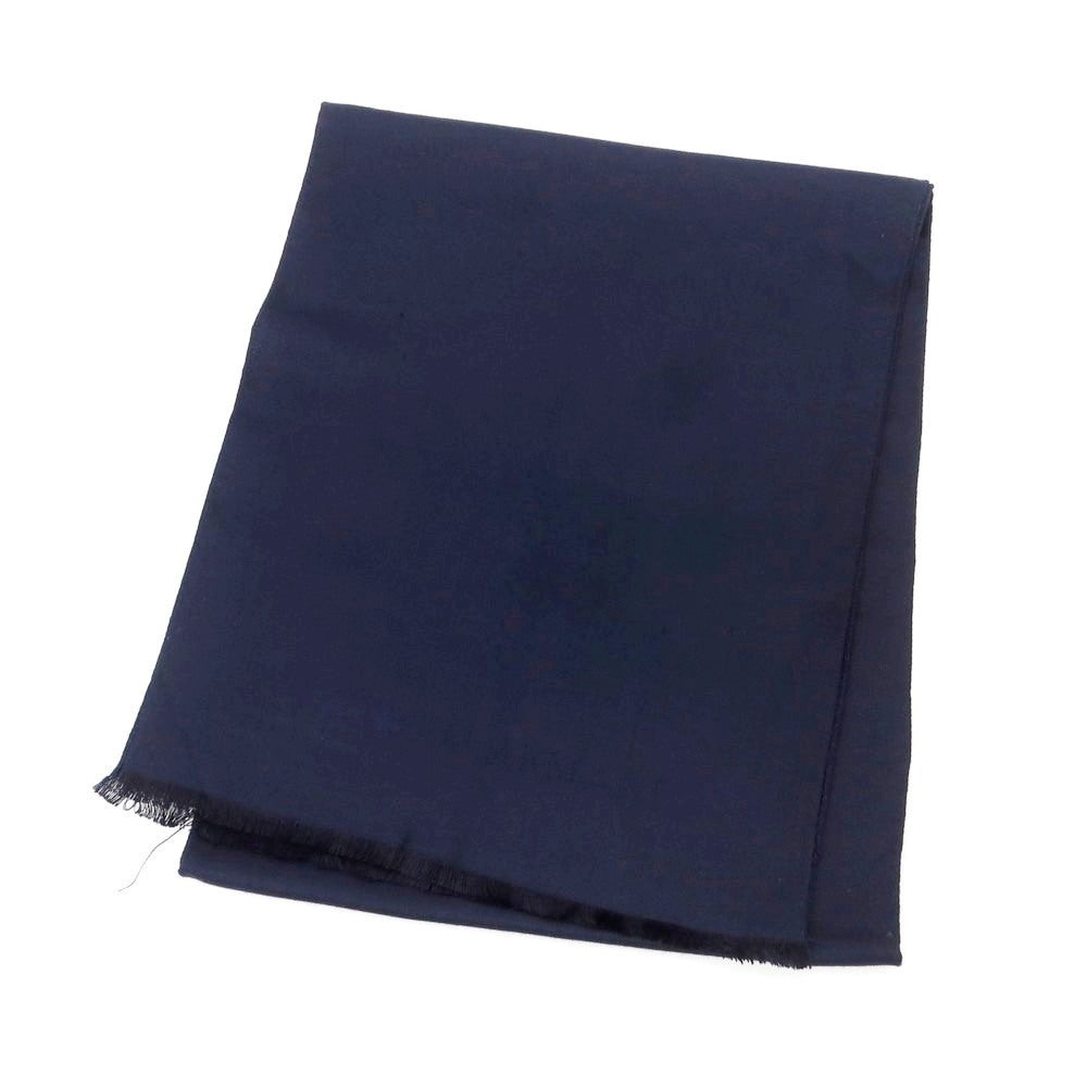 【中古】ジョルジオアルマーニ GIORGIO ARMANI ウール系 ストール ネイビー【 状態ランクC 】【 メンズ 】