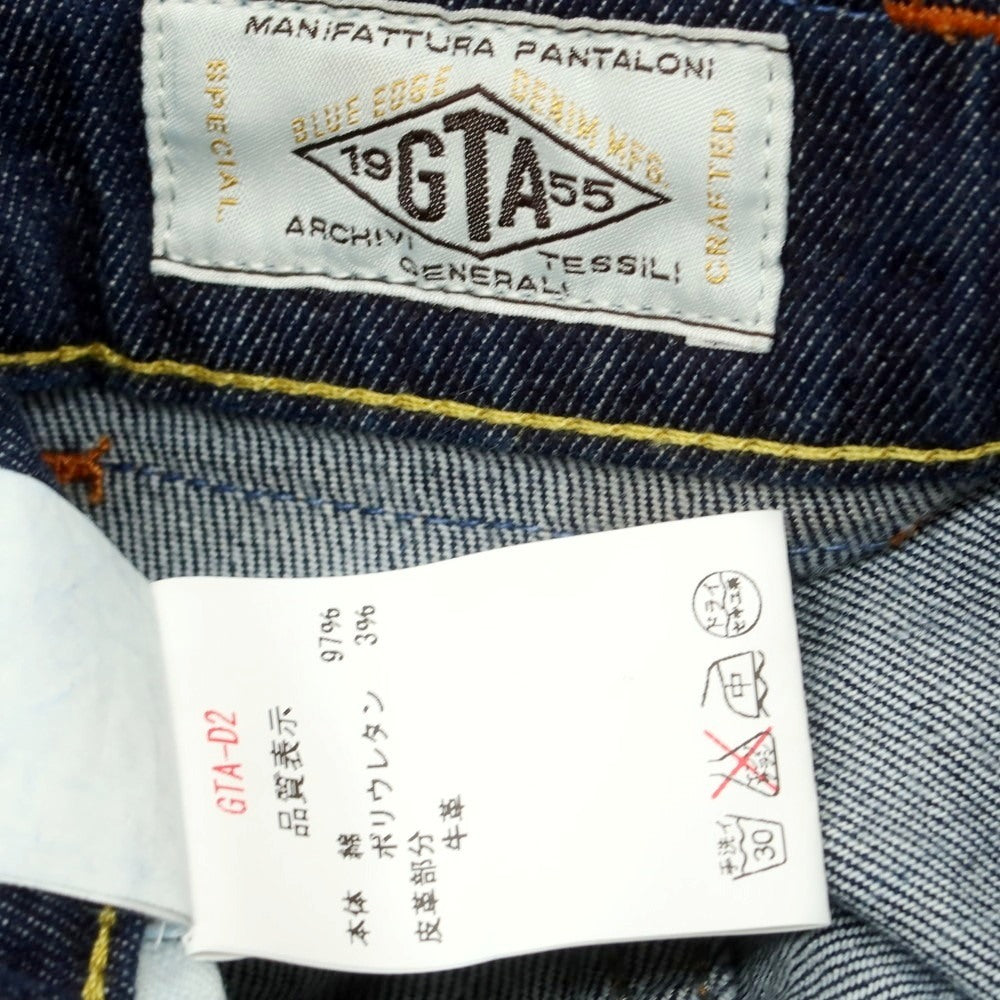 【中古】ジーティーアー G.T.A ストレッチ コットン ジーンズ デニムパンツ ネイビー【 30 】【 状態ランクA 】【 メンズ 】
