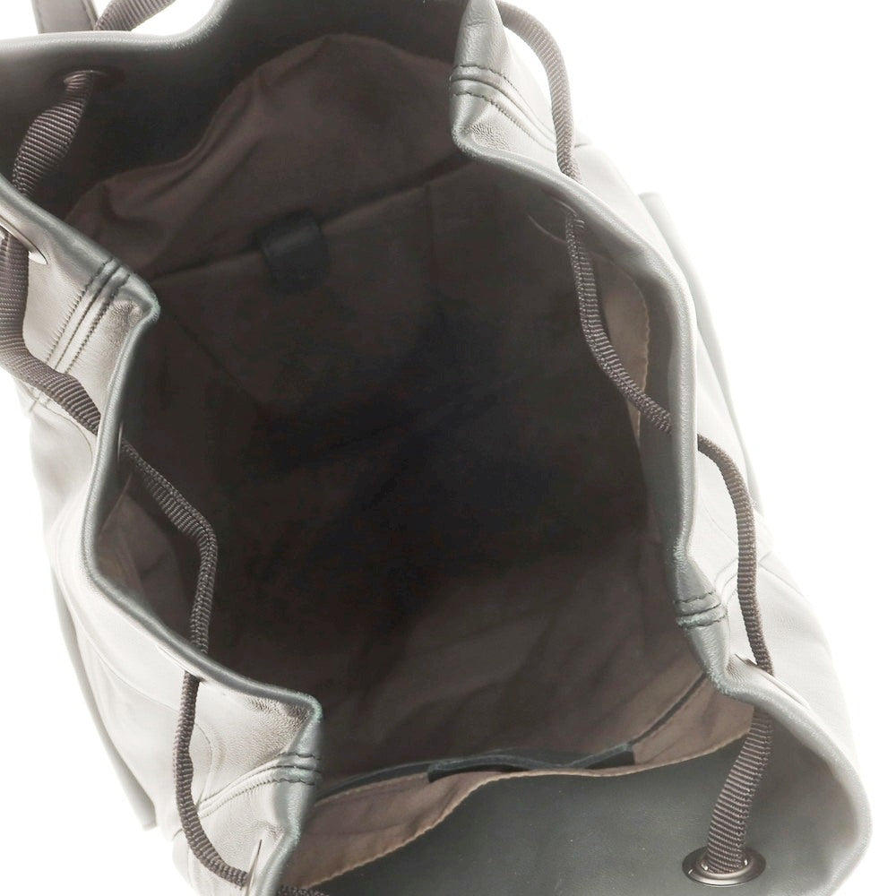 【中古】ボッテガヴェネタ BOTTEGAVENETA レザー バックパック・リュック ブラック【 状態ランクB 】【 メンズ 】