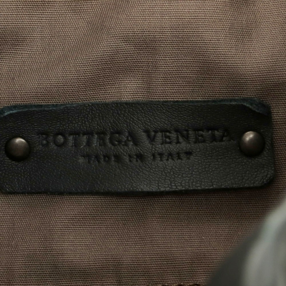 【中古】ボッテガヴェネタ BOTTEGAVENETA レザー バックパック・リュック ブラック【 状態ランクB 】【 メンズ 】