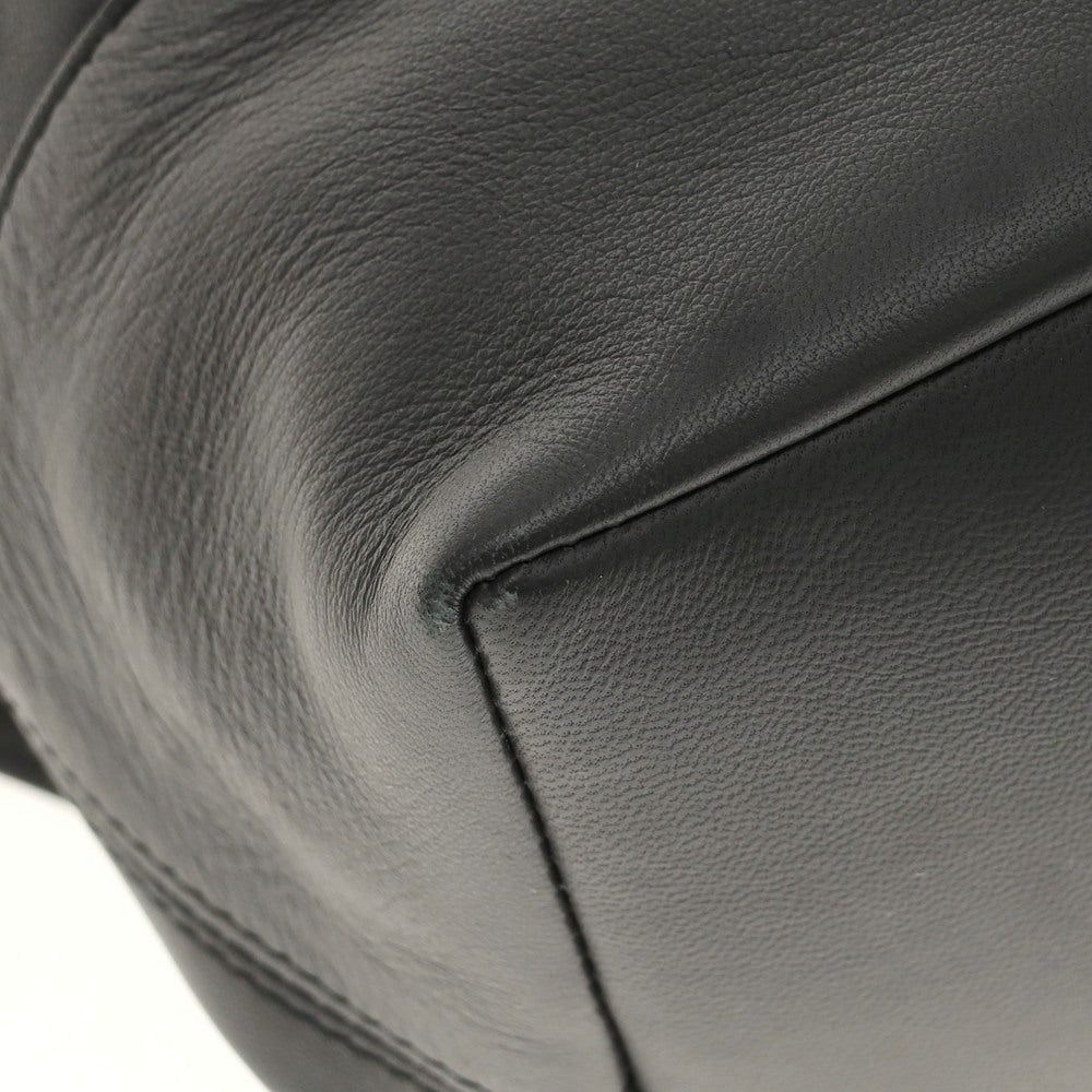 【中古】ボッテガヴェネタ BOTTEGAVENETA レザー バックパック・リュック ブラック【 状態ランクB 】【 メンズ 】