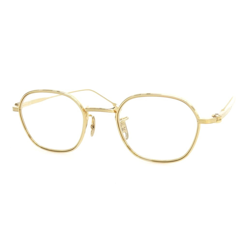 【中古】ユウイチ トヤマ YUICHI TOYAMA :5 BANKSIDE メガネ ゴールド【 46□22 145 】【 状態ランクA 】【 メンズ 】