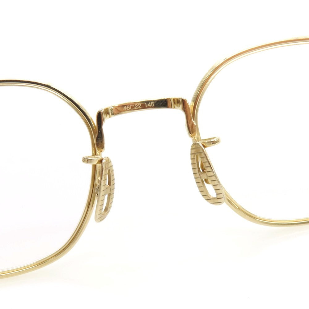 【中古】ユウイチ トヤマ YUICHI TOYAMA :5 BANKSIDE メガネ ゴールド【 46□22 145 】【 状態ランクA 】【 メンズ 】