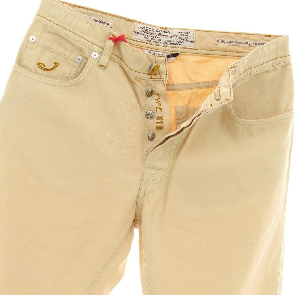 【中古】ヤコブコーエン JACOB COHEN J610 コットンヘンプ 5ポケットパンツ ベージュ【 33 】【 状態ランクA 】【 メンズ 】