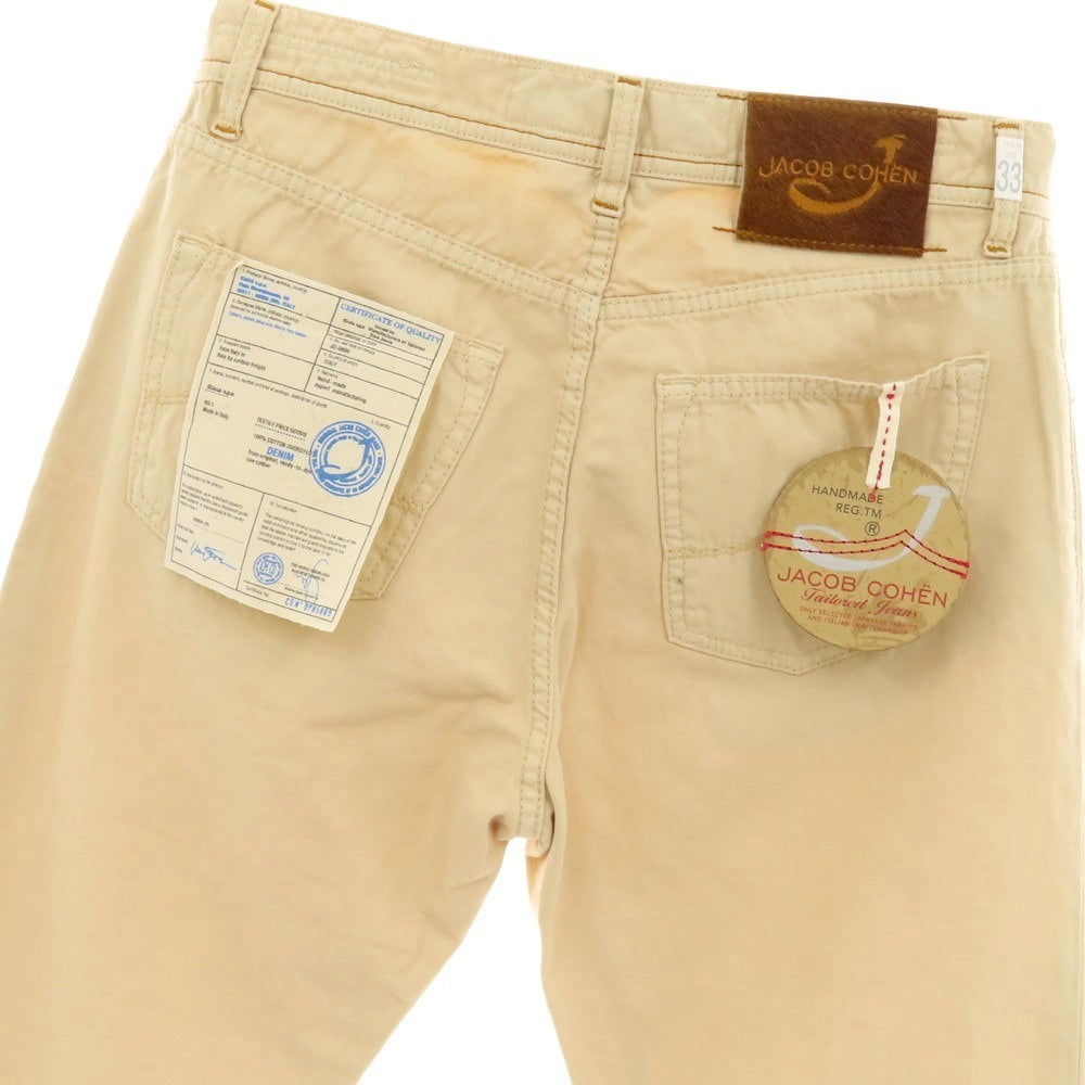 【中古】ヤコブコーエン JACOB COHEN J610 コットンヘンプ 5ポケットパンツ ベージュ【 33 】【 状態ランクA 】【 メンズ 】
