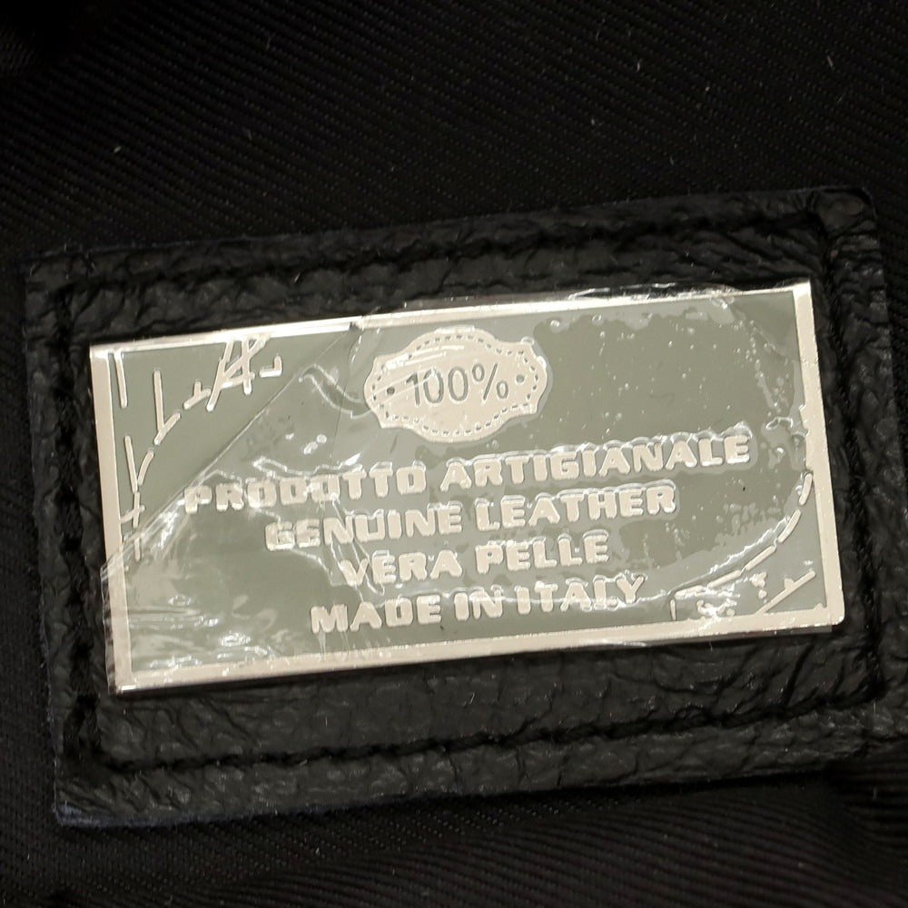 【中古】モードフルーレ MODE FOURRURE レザー ボディバッグ ブラック【 状態ランクB 】【 メンズ 】