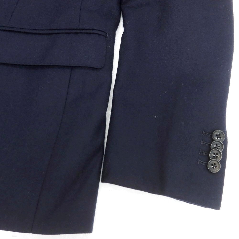 【中古】アザブテーラー azabu tailor ウール 2つボタンスーツ ネイビー【 40 】【 状態ランクC 】【 メンズ 】