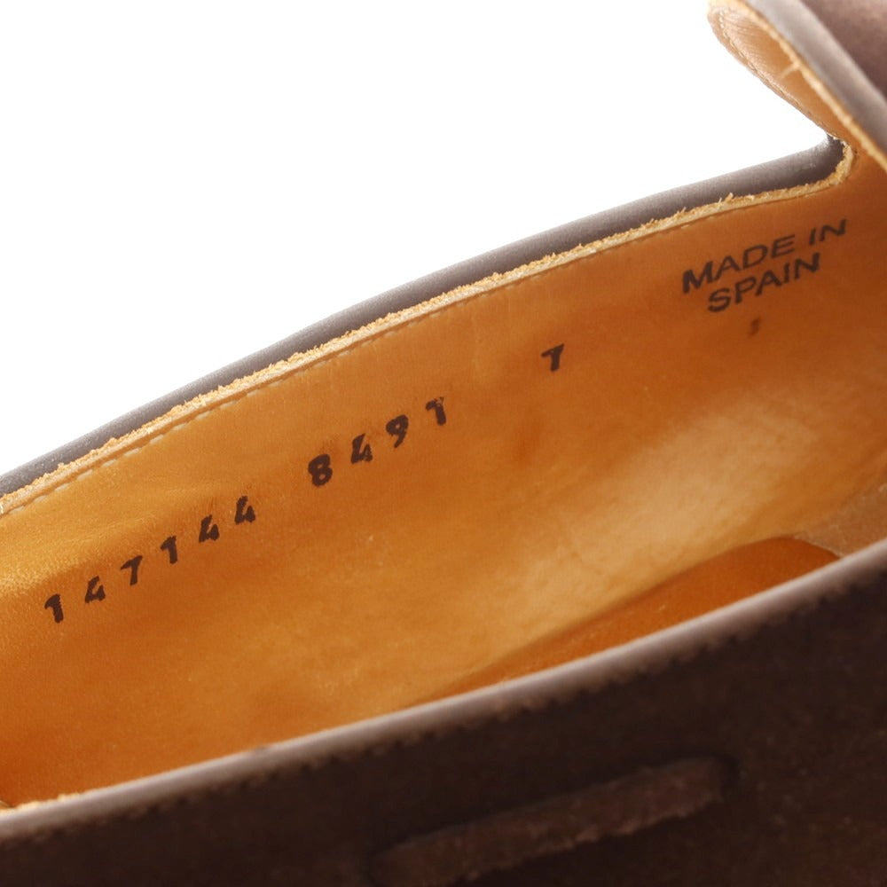 【中古】バーウィック BERWICK スエード タッセル ローファー ブラウン【 7 】【 状態ランクC 】【 メンズ 】