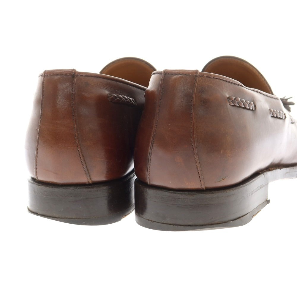 【中古】バーウィック BERWICK タッセル ローファー ブラウン【 7 1/2 】【 状態ランクD 】【 メンズ 】