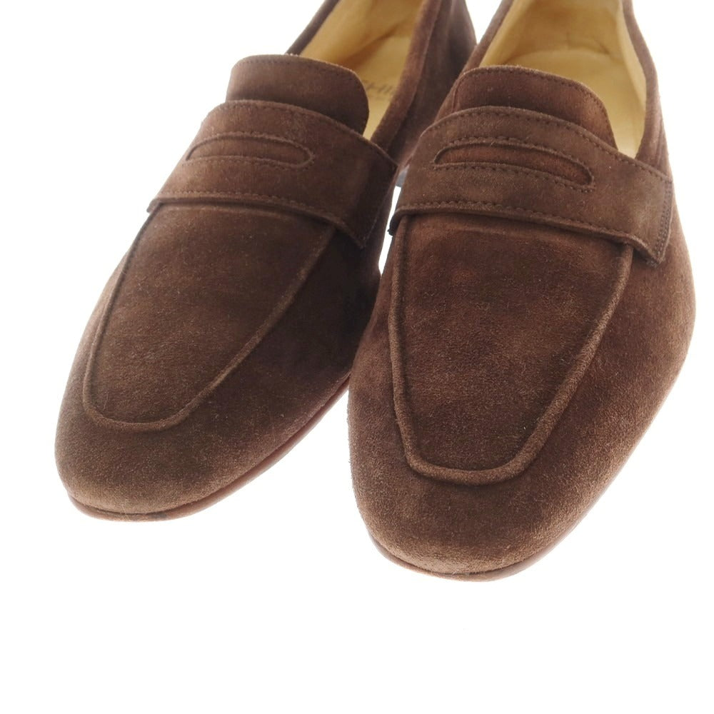 【中古】シップス SHIPS スエード コインローファー ブラウン【 42 】【 状態ランクC 】【 メンズ 】
