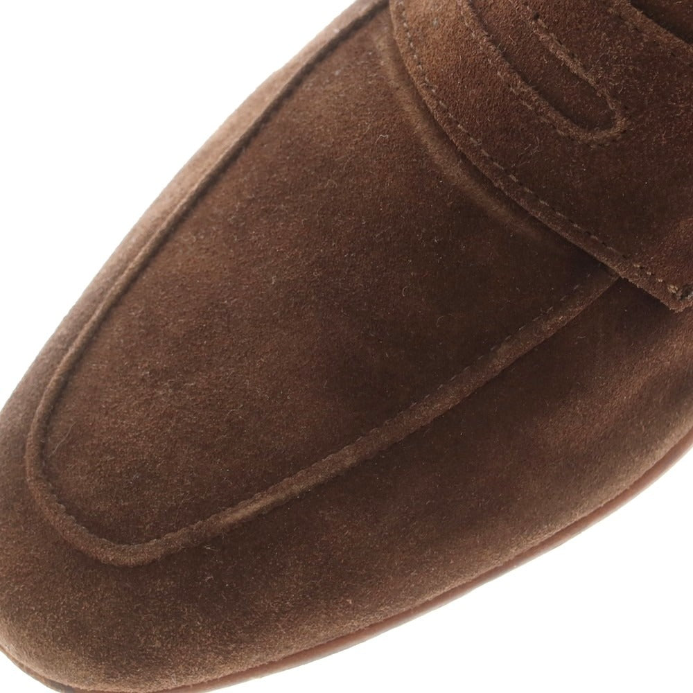 【中古】シップス SHIPS スエード コインローファー ブラウン【 42 】【 状態ランクC 】【 メンズ 】