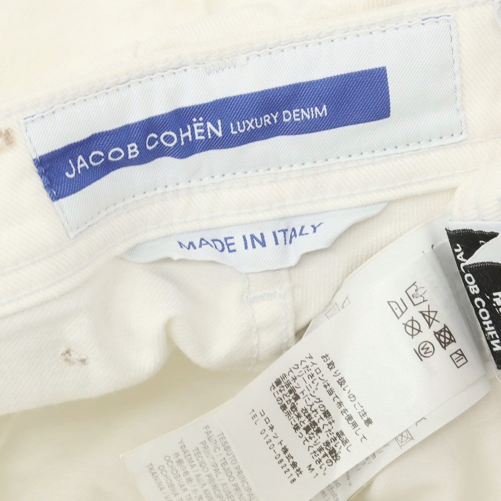 【中古】ヤコブコーエン JACOB COHEN NICK ストレッチ コットン デニムパンツ ホワイト【 30 】【 状態ランクB 】【 メンズ 】