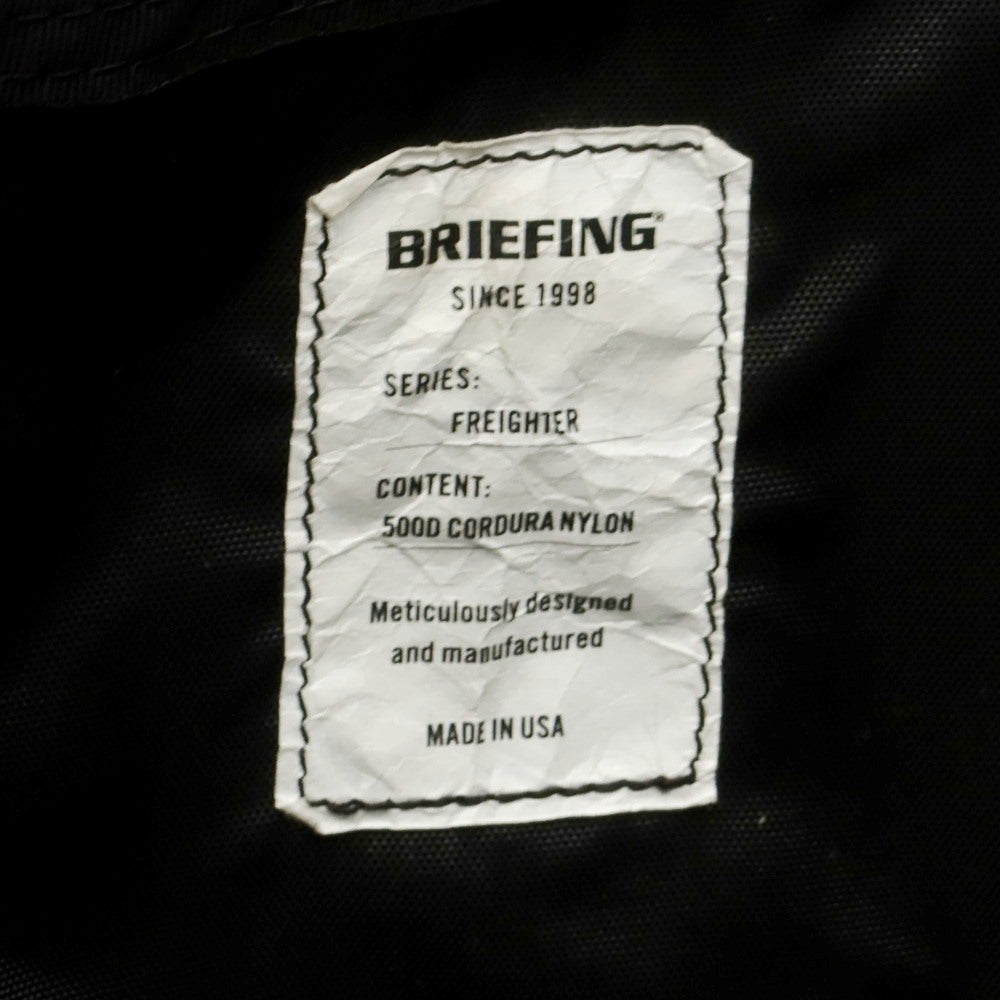 【中古】ブリーフィング BRIEFING FREIGHTER 500D コーデュラナイロン トートバッグ ブラック【 状態ランクC 】【 メンズ 】