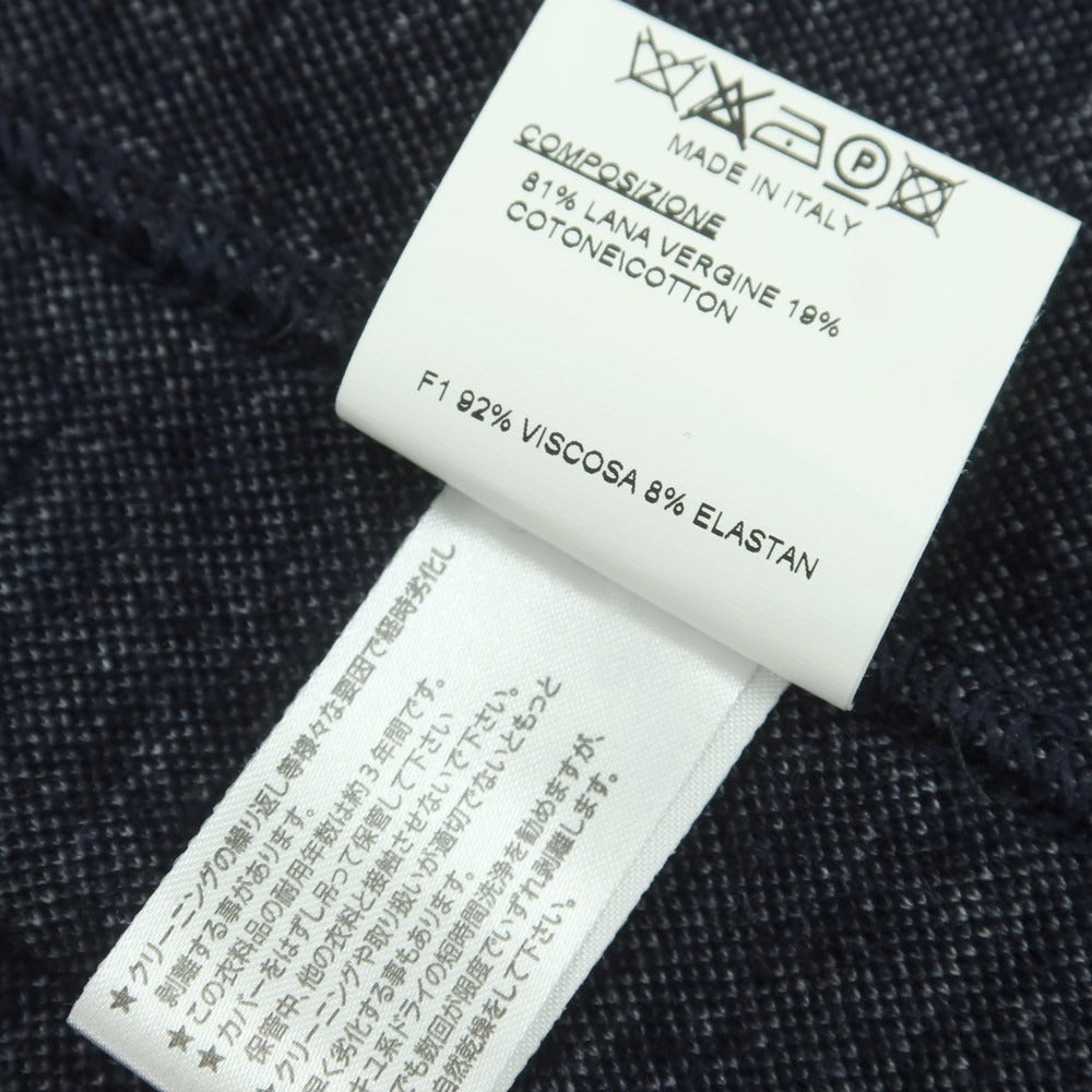 【中古】ティージャケット T-JACKET ウールコットンジャージー カジュアルジャケット ネイビーxホワイト【 XS 】【 状態ランクB 】【 メンズ 】