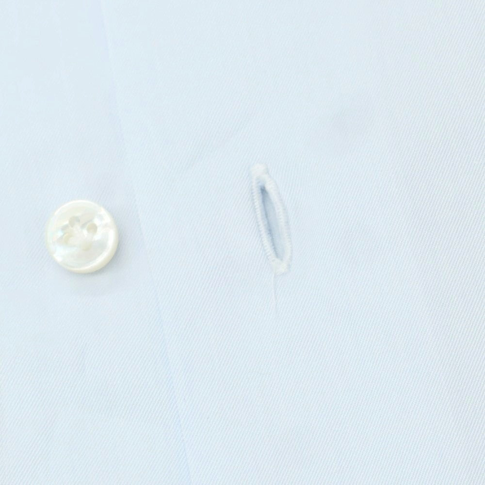 【中古】バルバ BARBA コットン ホリゾンタルカラー ドレスシャツ ライトブルー【 37 】【 状態ランクC 】【 メンズ 】