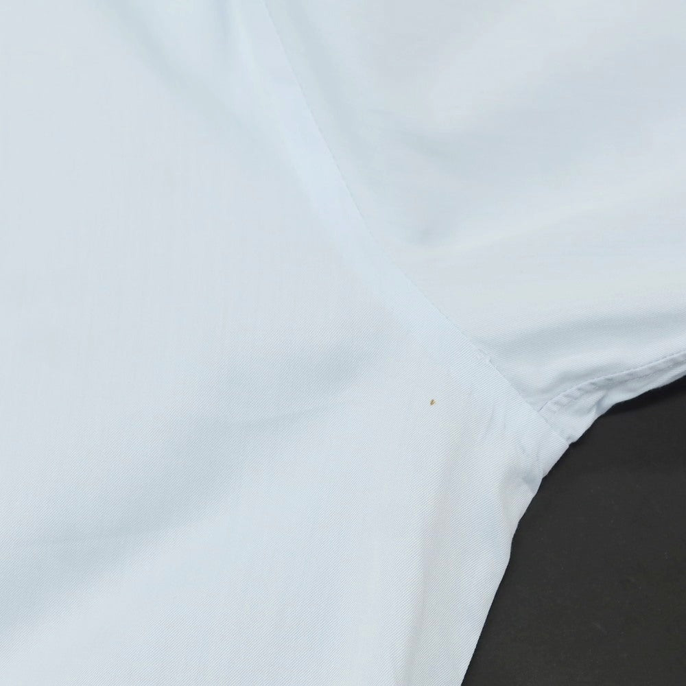 【中古】バルバ BARBA コットン ホリゾンタルカラー ドレスシャツ ライトブルー【 37 】【 状態ランクC 】【 メンズ 】