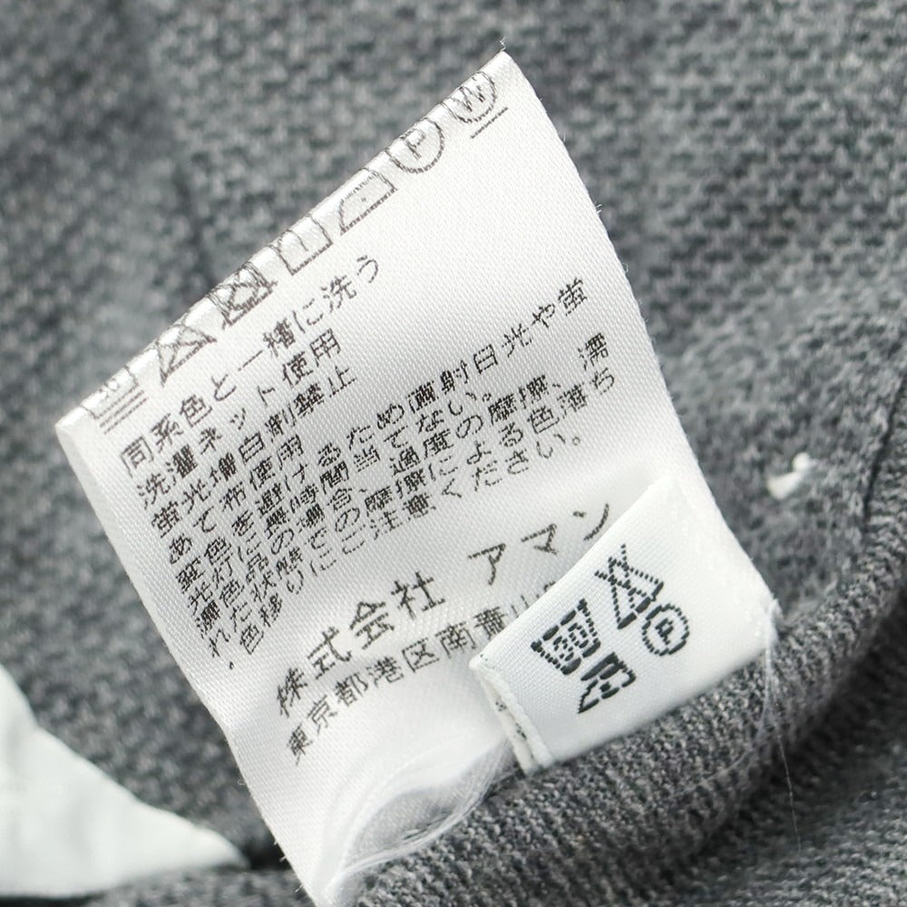 【中古】フィナモレ Finamore コットン ホリゾンタルカラー カジュアルシャツ グレー【 XXS 】【 状態ランクC 】【 メンズ 】