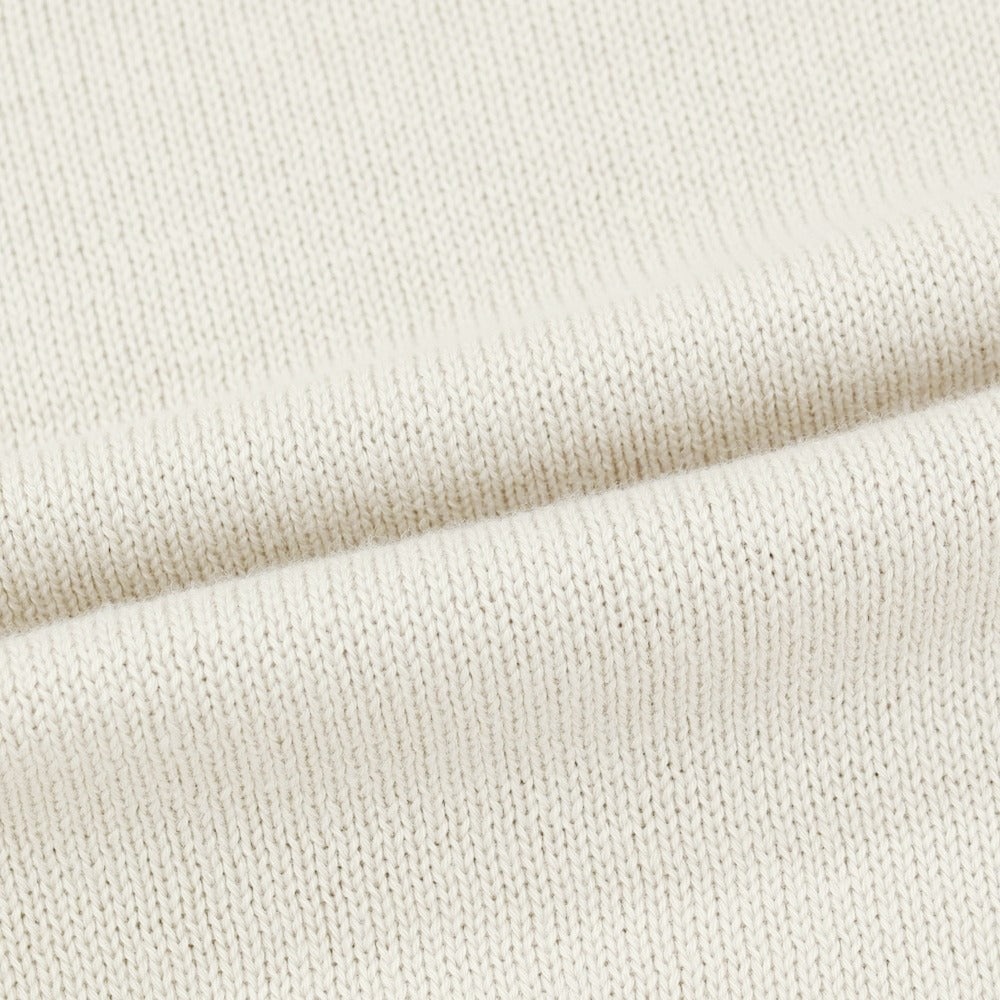 【中古】アレッサンドロルッピ Alessandro Luppi コットン 半袖クルーネックニット グレージュ【 46 】【 状態ランクA 】【 メンズ 】