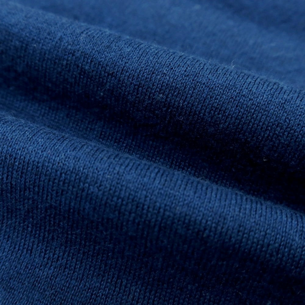 【中古】ジョンスメドレー JOHN SMEDLEY ハイゲージ コットン Vネック 半袖 プルオーバーニット ダークブルー系【 S 】【 状態ランクB 】【 メンズ 】