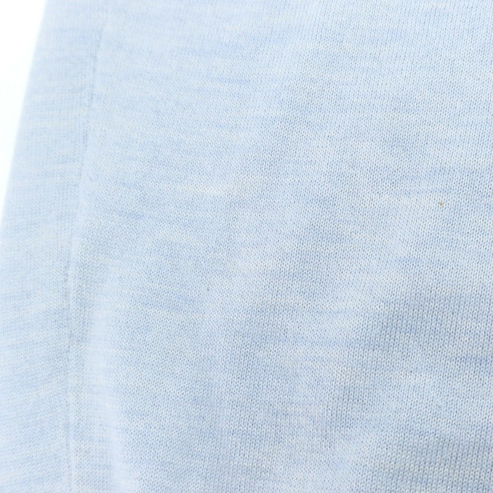 【中古】セッテフィーリ カシミア Settefili Cashmere ハイゲージ カシミヤシルク スタンドカラー カーディガン ライトブルー【 44 】【 状態ランクB 】【 メンズ 】