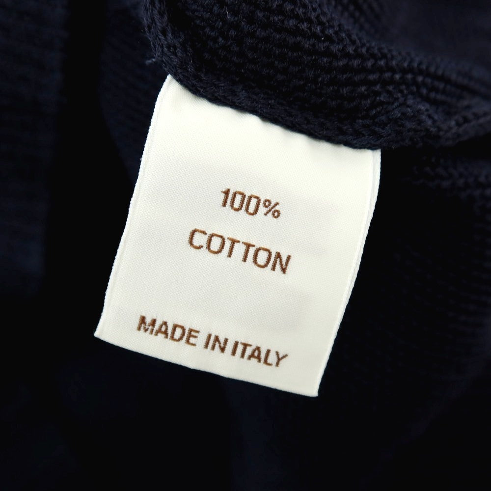 【中古】サンモリッツ S.MORITZ コットン スタンドカラー カーディガン ネイビー【 44 】【 状態ランクB 】【 メンズ 】